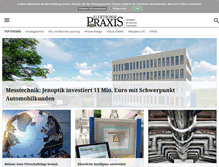 Tablet Screenshot of elektronikpraxis.vogel.de
