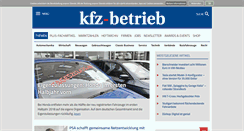 Desktop Screenshot of kfz-betrieb.vogel.de